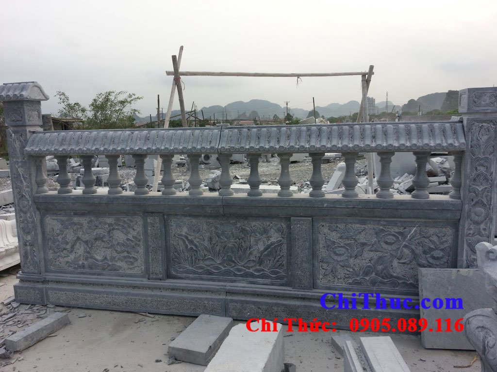 Lan can bằng đá non nước